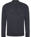 AWDis Ecologie Wakhan ¼ regen zip knit sweater