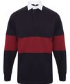 Front Row Panelled rugby shirt