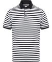 Front Row Striped Jersey polo shirt