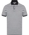 Front Row Striped Jersey polo shirt