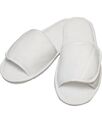 Towel City Open-toe slippers with hook and loop strap
