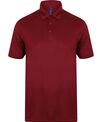Henbury Stretch polo shirt with wicking finish (slim fit)