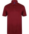 Henbury Stretch polo shirt with wicking finish (slim fit)