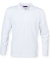 Henbury Long sleeve Coolplus® polo shirt
