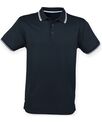Henbury Double tipped Coolplus® polo shirt