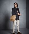 Quadra Vintage canvas messenger