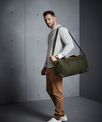 Quadra Heritage waxed canvas holdall