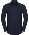 Russell Collection Long sleeve easycare tailored Oxford shirt