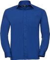 Russell Collection Long sleeve polycotton easycare poplin shirt