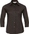 Russell Collection Women's ¾ sleeve easycare fitted shirt