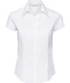 Russell Collection Womens cap sleeve Tencel® fitted shirt