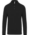 Kariban Jersey knit long sleeve polo shirt