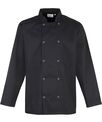 Premier Studded front long sleeve chef's jacket