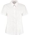 Kustom Kit Women's workplace Oxford blouse short-sleeved (tailored fit)