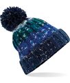 Beechfield Corkscrew pom pom beanie