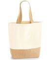 Westford Mill Jute base canvas shopper