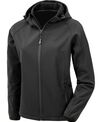 Result Genuine Recycled Womens recycled 3-layer printable hooded softshell