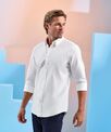 Asquith & Fox Men's cotton long sleeve Oxford shirt