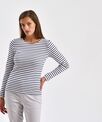 Asquith & Fox Women's Marinière coastal long sleeve tee