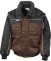 Result Workguard Work-Guard zip sleeve heavy-duty pilot jacket