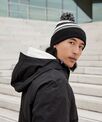 Beechfield Striped fan beanie