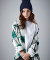 Beechfield Verbier fur pop pom chunky beanie
