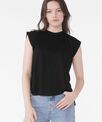 Bella Canvas Women's flowy muscle tee with rolled cuff
