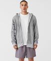 Bella Canvas Unisex sueded fleece full-zip hoodie