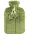 Ribbon Luxury classic faux fur hot water bottle and cover