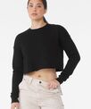 Bella Canvas Women's cropped crew fleece