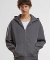 Build Your Brand Fluffy zip hoodie