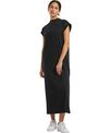 Build Your Brand Women's long extended shoulder dress