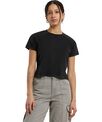 Build Your Brand Women's vintage cropped tee
