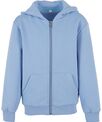Build Your Brand Kids fluffy zip hoodie