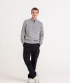 AWDis Ecologie Wakhan ¼ regen zip knit sweater