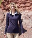 Front Row Women's long sleeve plain rugby shirt