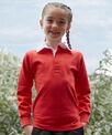 Front Row Kids long sleeve plain rugby shirt