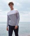 Front Row Long sleeve Breton striped T
