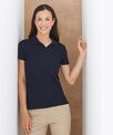 Henbury Women's micro-fine piqué polo shirt