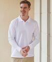 Henbury Long sleeve Coolplus® polo shirt