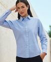 Henbury Women's classic long sleeve Oxford shirt