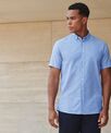 Henbury Modern short sleeve Oxford shirt