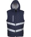 Yoko Hi-vis Kensington hooded gilet (HV007)