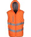 Yoko Hi-vis Kensington hooded gilet (HV007)
