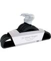Home & Living Velvet-effect coat hangers (25-pack)