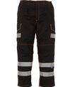 Yoko Hi-vis polycotton cargo trousers with kneepad pockets