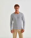 Asquith & Fox Men's Marinière coastal long sleeve tee