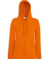 Fruit of the Loom Women's lightweight hooded sweatshirt jacket