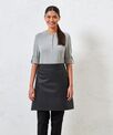 Premier Division waxed-look denim waist apron