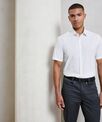 Premier Stretch fit cotton poplin short sleeve shirt
